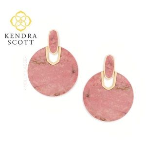 Didi Earring Pink Rhodonite Kendra Scott